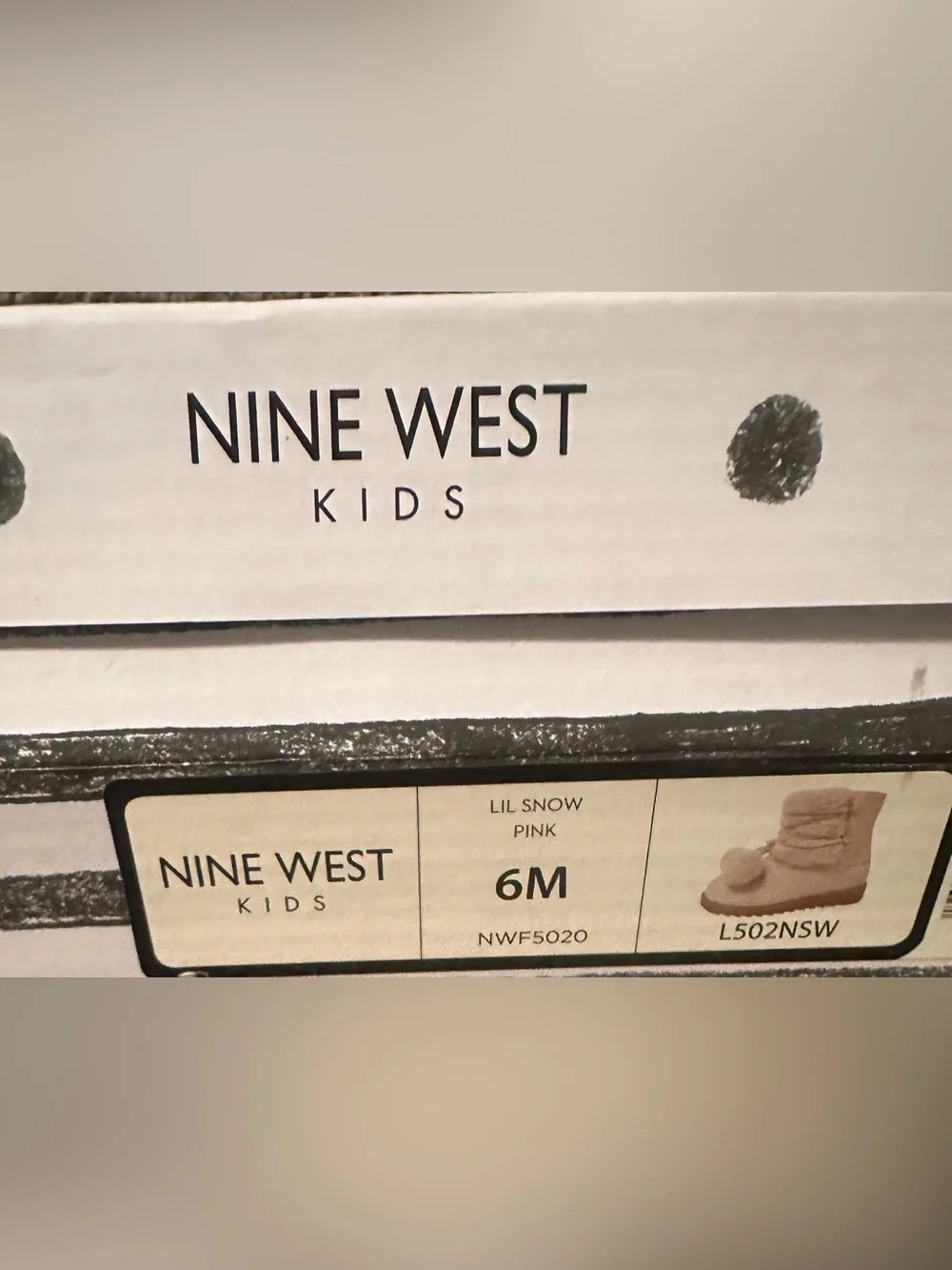 Nine West Toddler girls snow boots